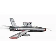 Republic XF-91 Thunderceptor V-tail version - Planet Models 129-PLT129