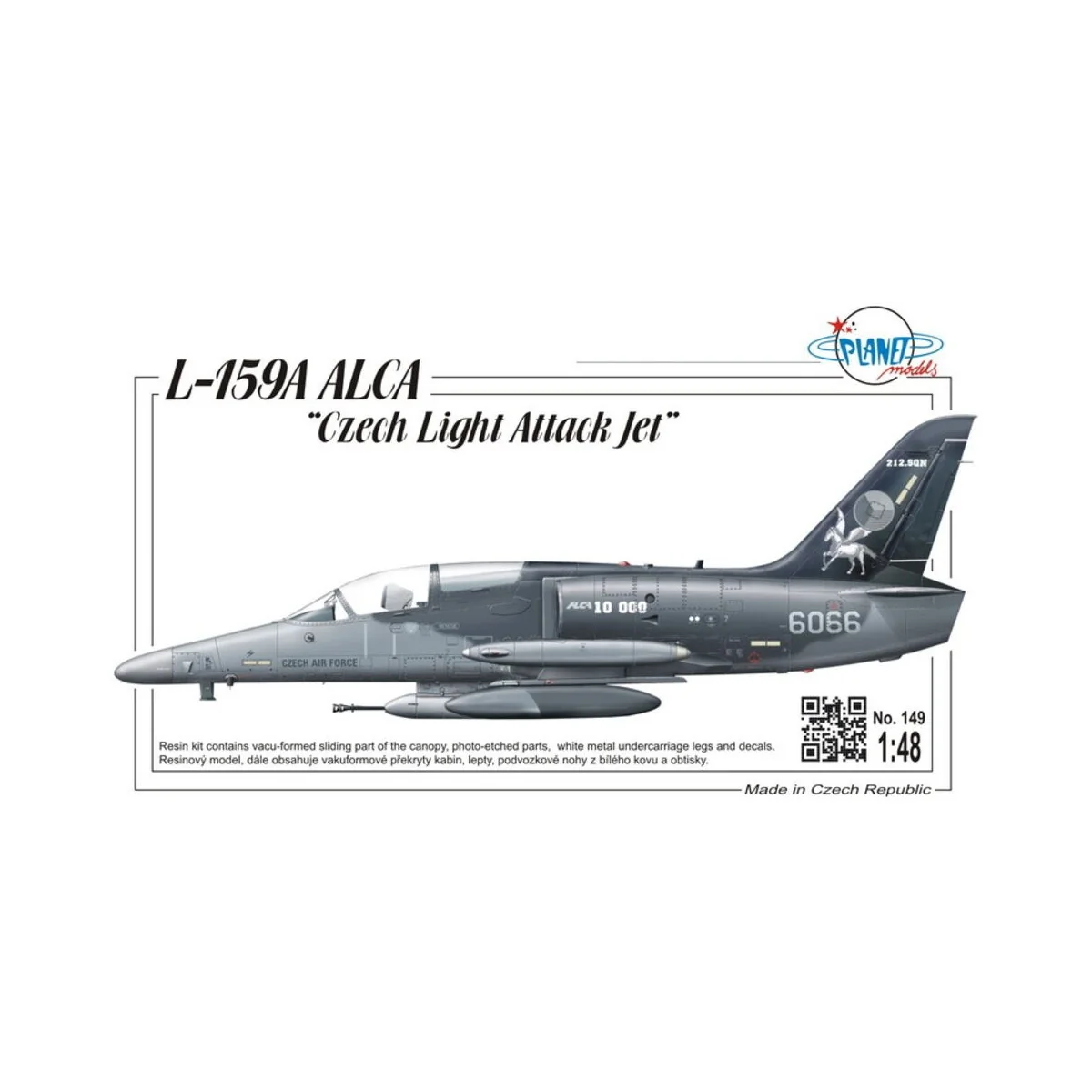 L-159A Alca "Czech Light Attack Jet - Planet Models 129-PLT149