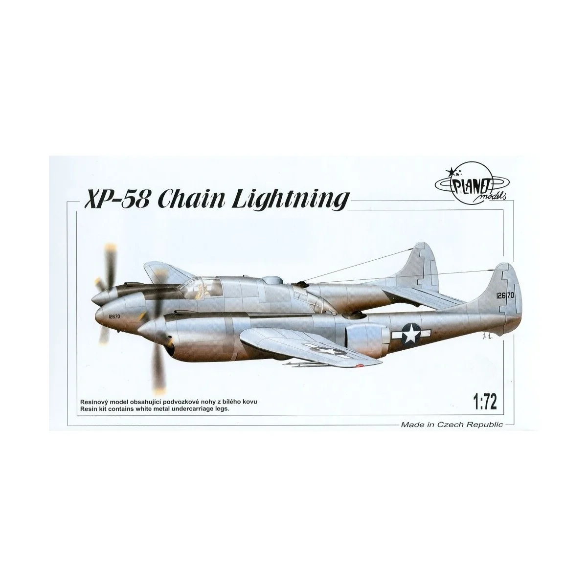 XP-58 Chain Lightning - Planet Models 129-PLT163