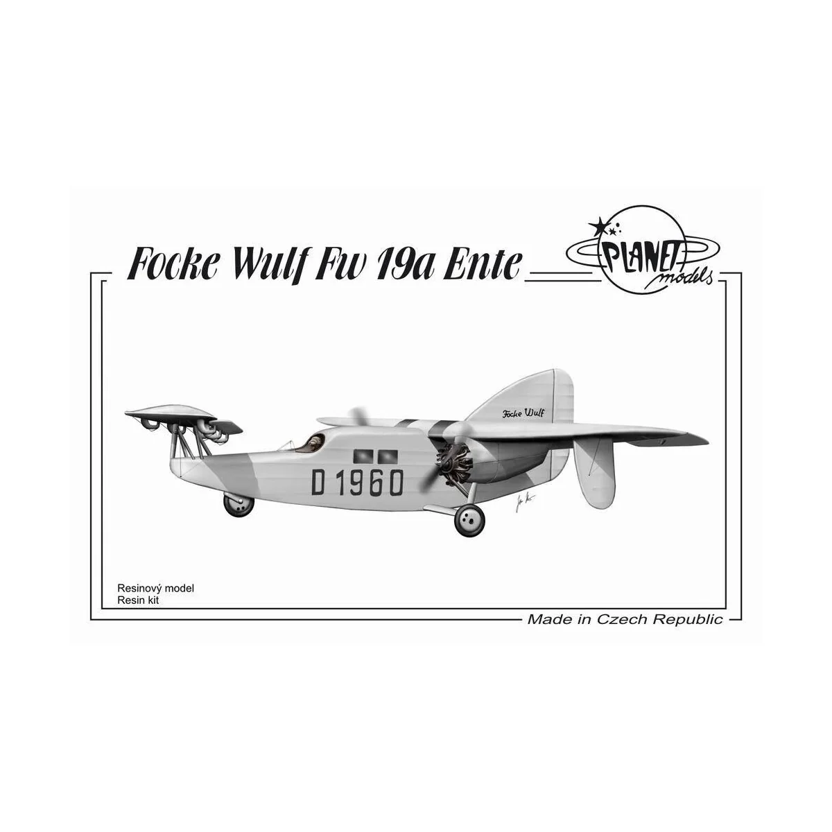 Focke Wulf Fw 19a Ente - Planet Models 129-PLT183