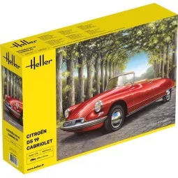 Citroen DS 19 Cabriolet, 1/16 - Heller 80796