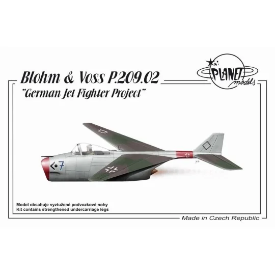 Blohm & Voss P.209 German Jet Fighter Project - Planet Models 129-P...