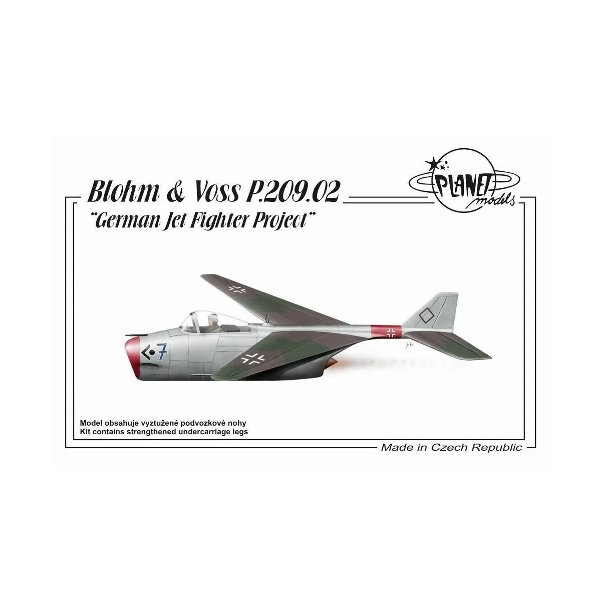 Blohm & Voss P.209 German Jet Fighter Project - Planet Models 129-P... Blohm & Voss P.209 German Jet Fighter Project - Planet Models 129-P...