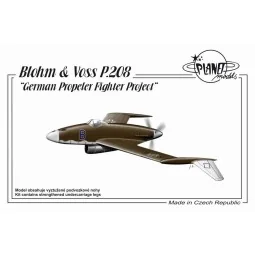 Blohm Voss P.208 German Propeler Fighter Project - Planet Models 12...