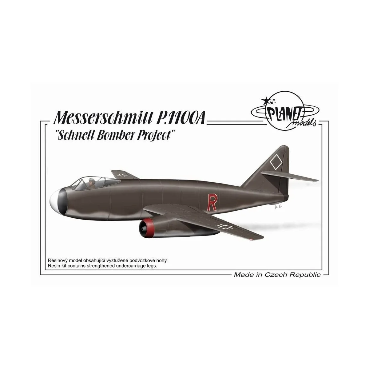 Messerschmitt Me P.1100A - Planet Models 129-PLT190