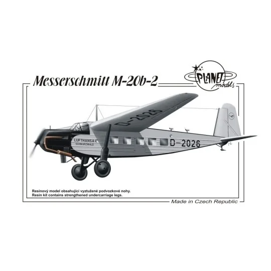 Messerschmitt M-20 b-2 - Planet Models 129-PLT196