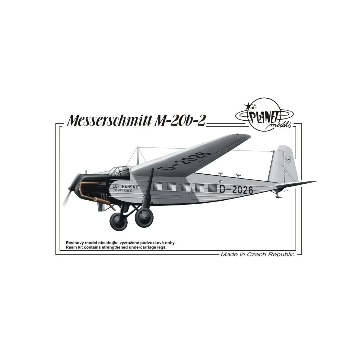 Messerschmitt M-20 b-2 - Planet Models 129-PLT196