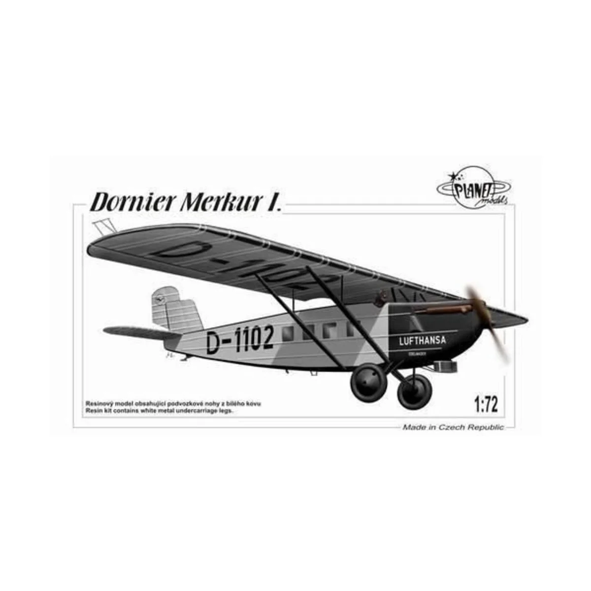 Dornier Merkur I, 1/72 - Planet Models 129-PLT197 Dornier Merkur I, 1/72 - Planet Models 129-PLT197