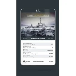 Torpedoboot T23, 1/400 - Heller 81011