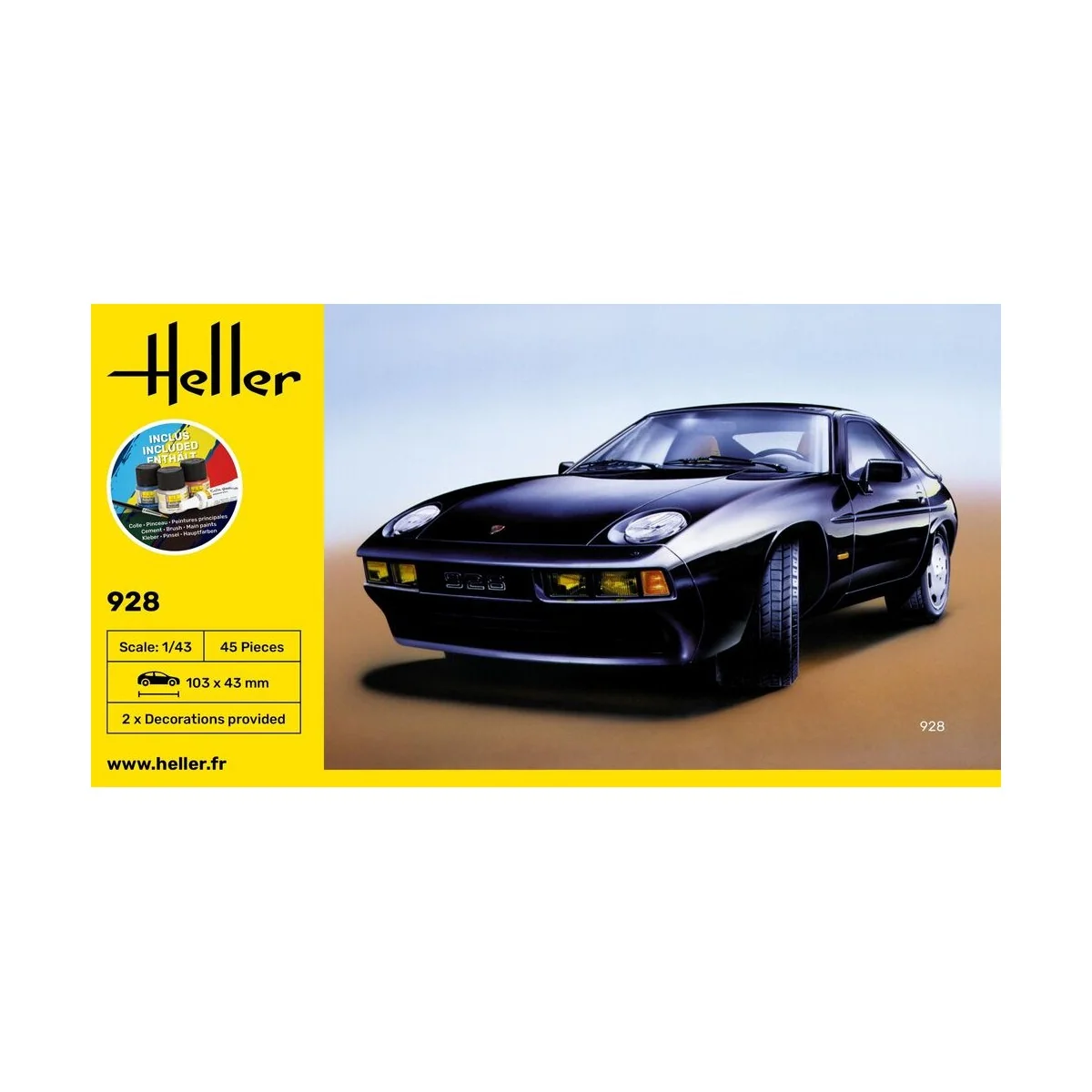 STARTER KIT 928, 1/43 - Heller 56149 STARTER KIT 928, 1/43 - Heller 56149