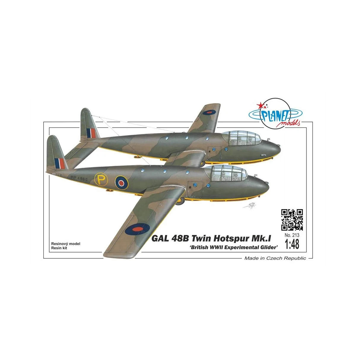 GAL 48B Twin Hotspur Mk.I - Planet Models 129-PLT213