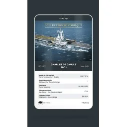 Charles de Gaulle, 1/400 - Heller 81072