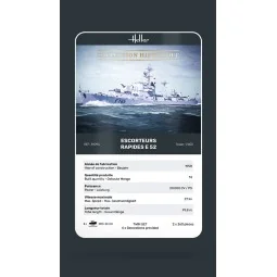 Escorteurs Rapides E 52, 1/400 - Heller 81094