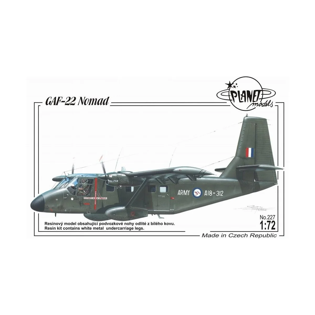 GAF 22 Nomad - Planet Models 129-PLT227