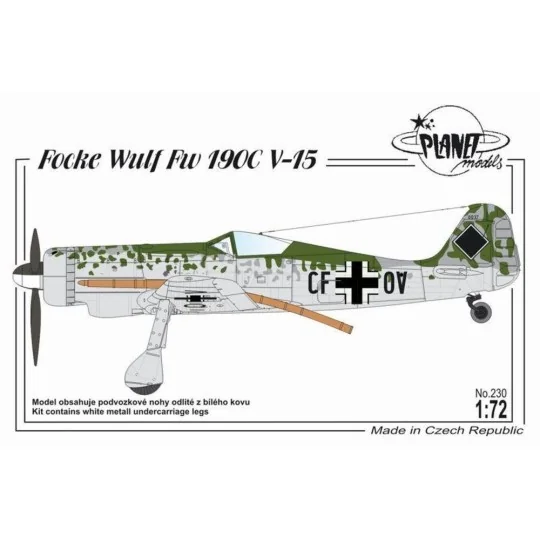 Focke Wulf Fw 190C V-15 - Planet Models 129-PLT230