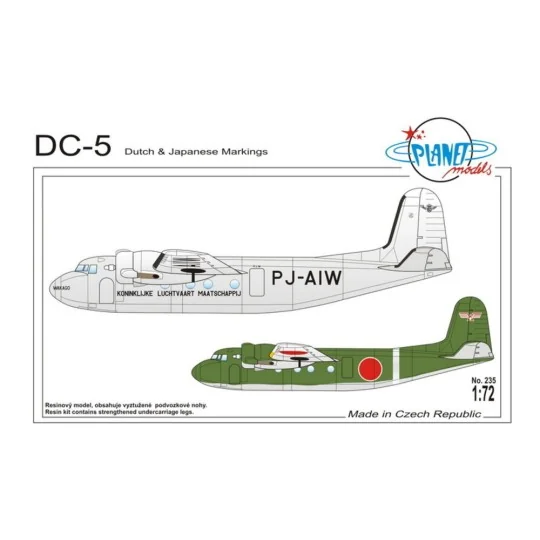 Douglas DC-5, 1/72 - Planet Models 129-PLT235 Douglas DC-5, 1/72 - Planet Models 129-PLT235