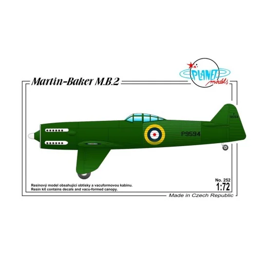 Martin-baker MB-2 British Fighter Protot, 1/72 - Planet Models 129-... Martin-baker MB-2 British Fighter Protot, 1/72 - Planet Models 129-...
