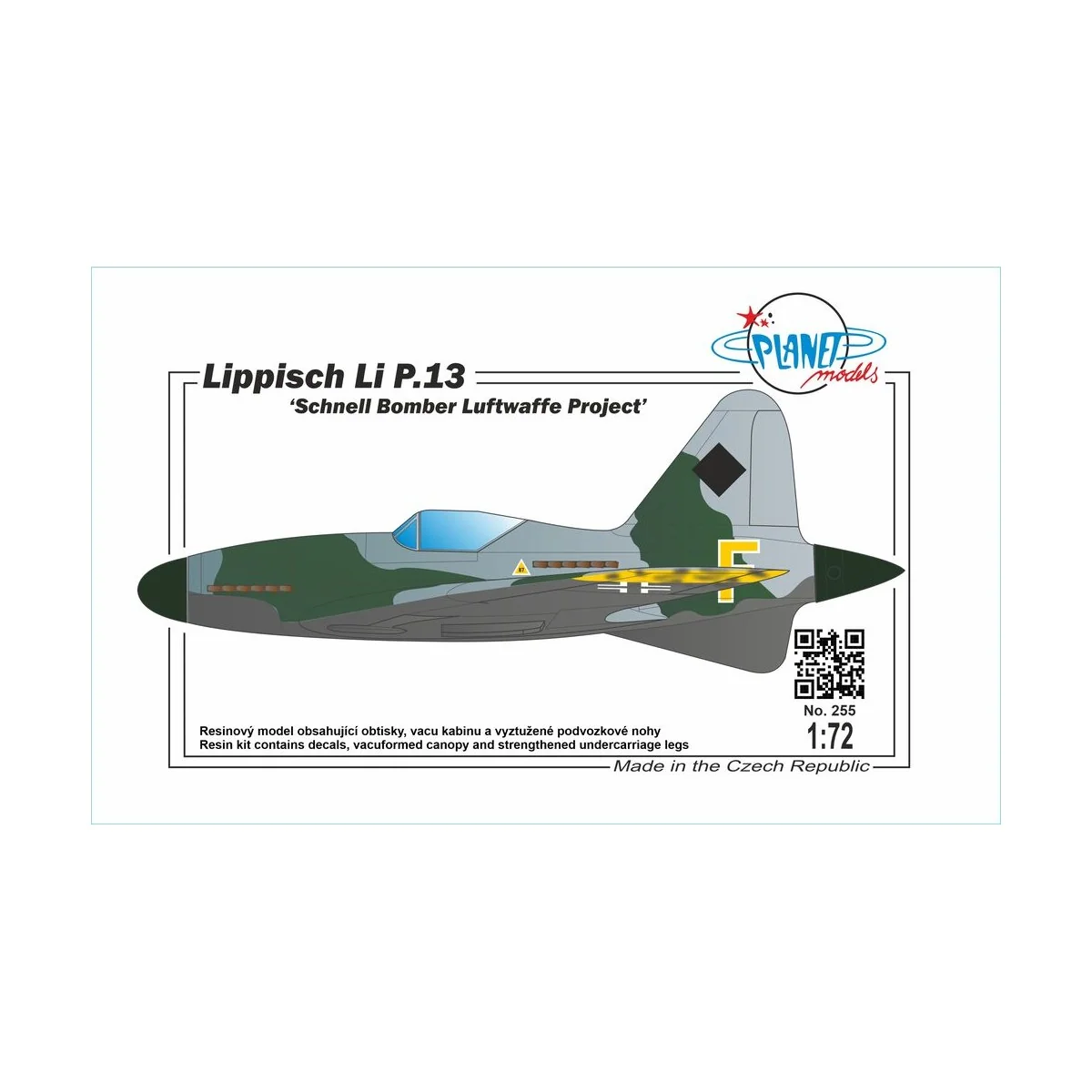 Lippisch Li P.13 Schnell Bomber Luftwaffe Project, 1/72 - Planet Mo... Lippisch Li P.13 Schnell Bomber Luftwaffe Project, 1/72 - Planet Mo...