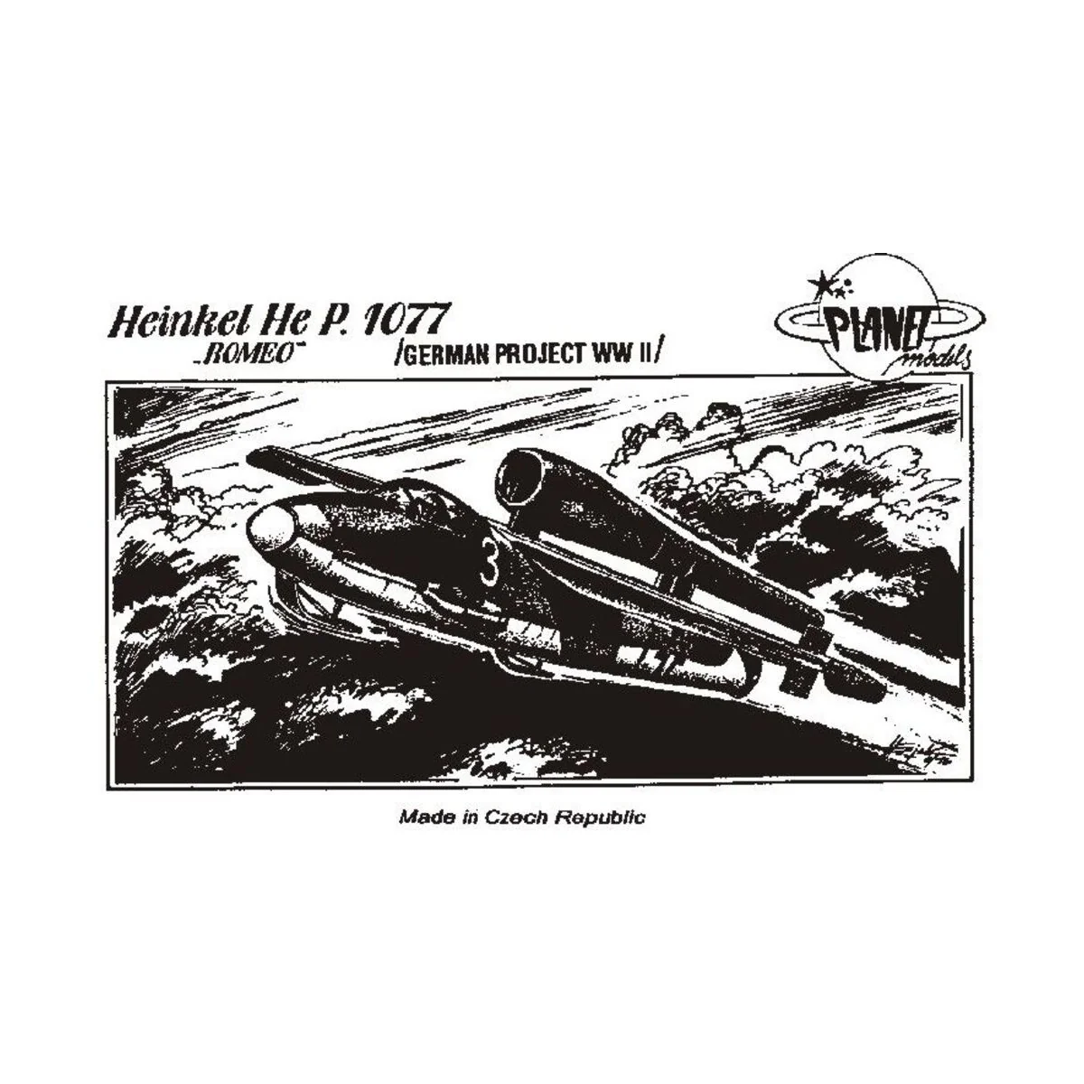 Heinkel He P.1077 Romeo - Planet Models 129-PLT011