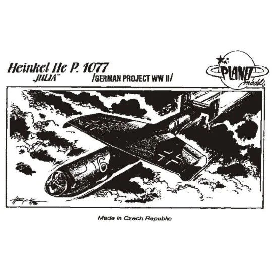 Heinkel He P 1077 Julia - Planet Models 129-PLT012