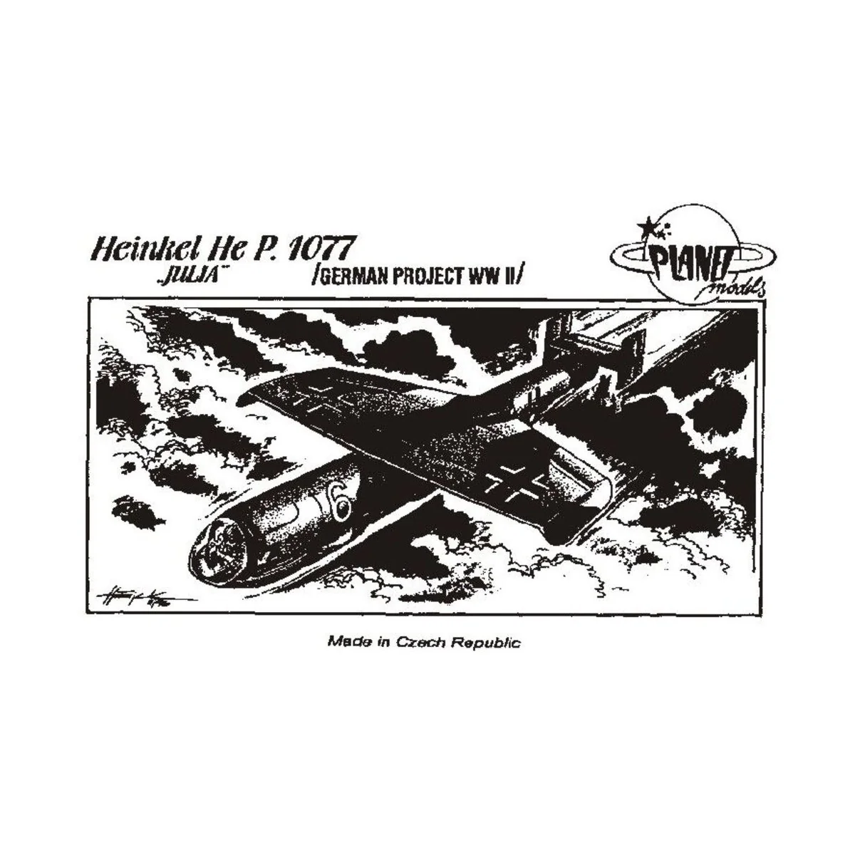 Heinkel He P 1077 Julia - Planet Models 129-PLT012 Heinkel He P 1077 Julia - Planet Models 129-PLT012