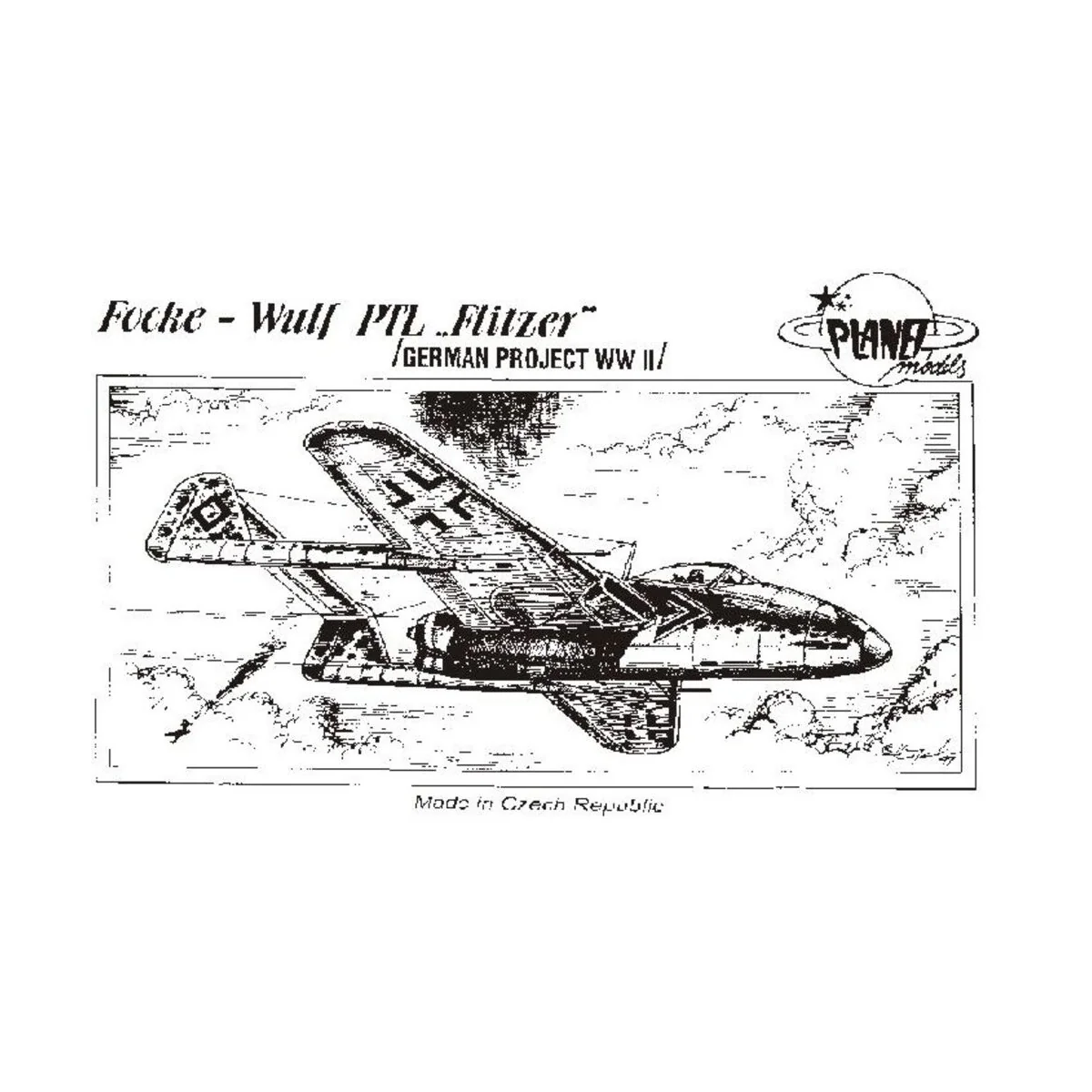 Focke-Wulf PTL Flitzer - Planet Models 129-PLT025 Focke-Wulf PTL Flitzer - Planet Models 129-PLT025