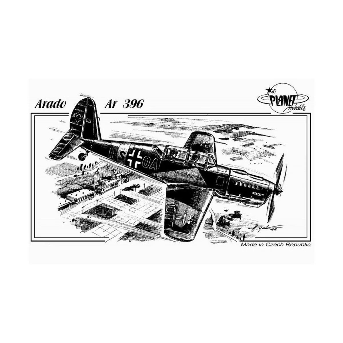 Arado Ar-396 - Planet Models 129-PLT057