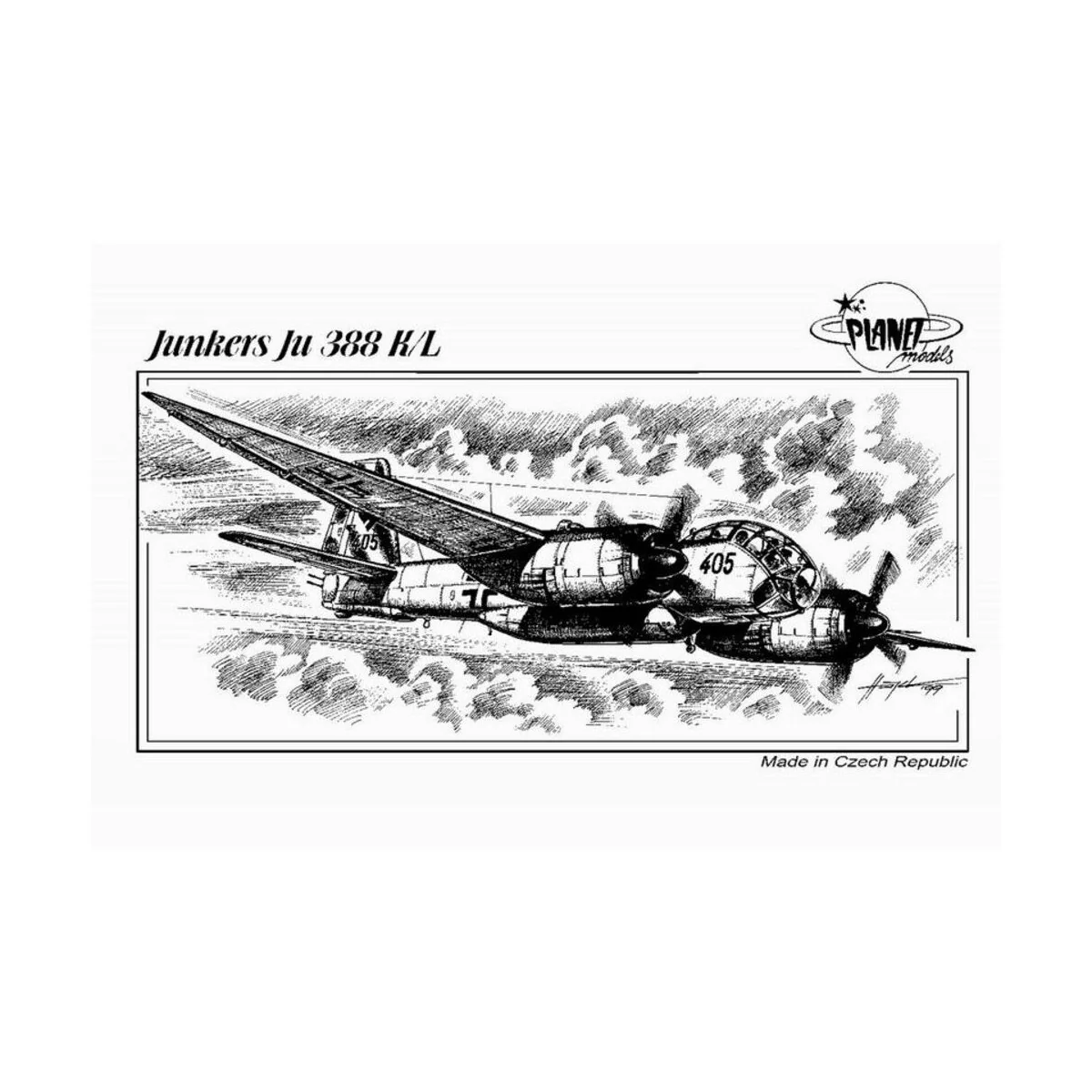 Junkers Ju-388 K/L - Planet Models 129-PLT059