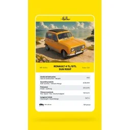Renault 4 TL/GTL Sun Roof, 1/24 - Heller 82704
