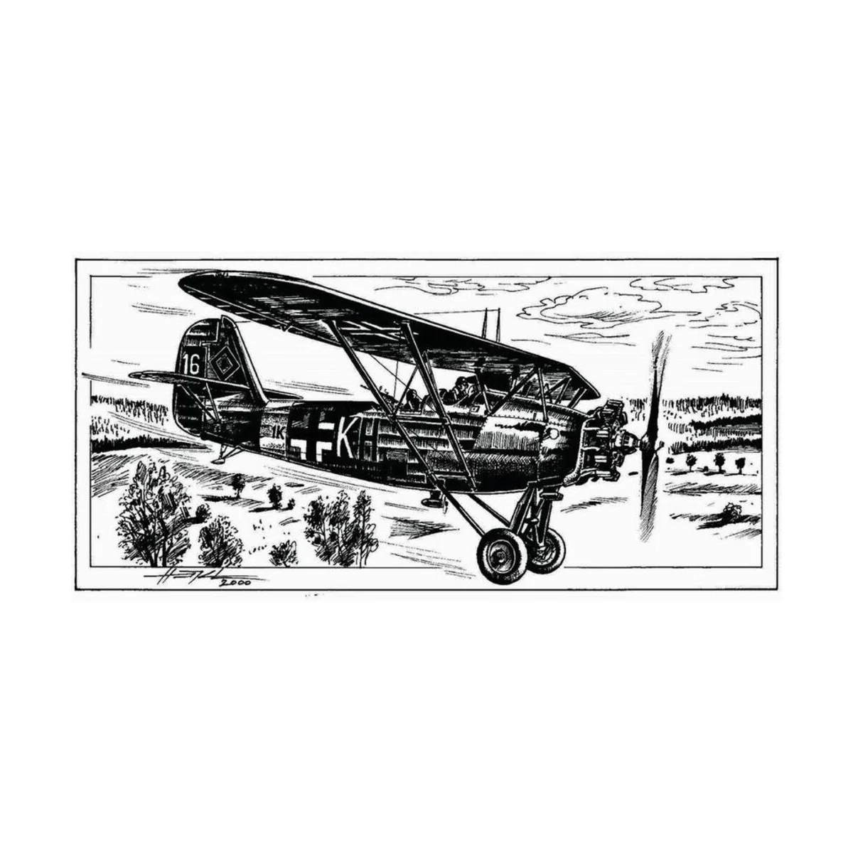 Heinkel He 46C - Planet Models 129-PLT070