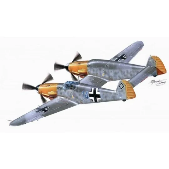 Messerschmitt Bf 109 Z Zwilling - Planet Models 129-PLT086 Messerschmitt Bf 109 Z Zwilling - Planet Models 129-PLT086