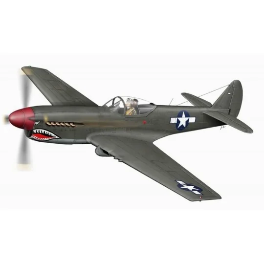 XP 40Q-2 Warhawk, letzte Ausführung - Planet Models 129-PLT104