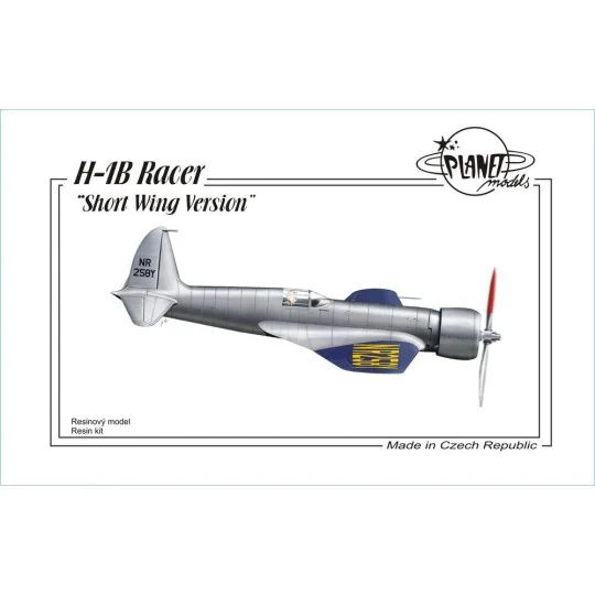 Hughes H-1 Racer Short Wing Version - Planet Models 129-PLT165