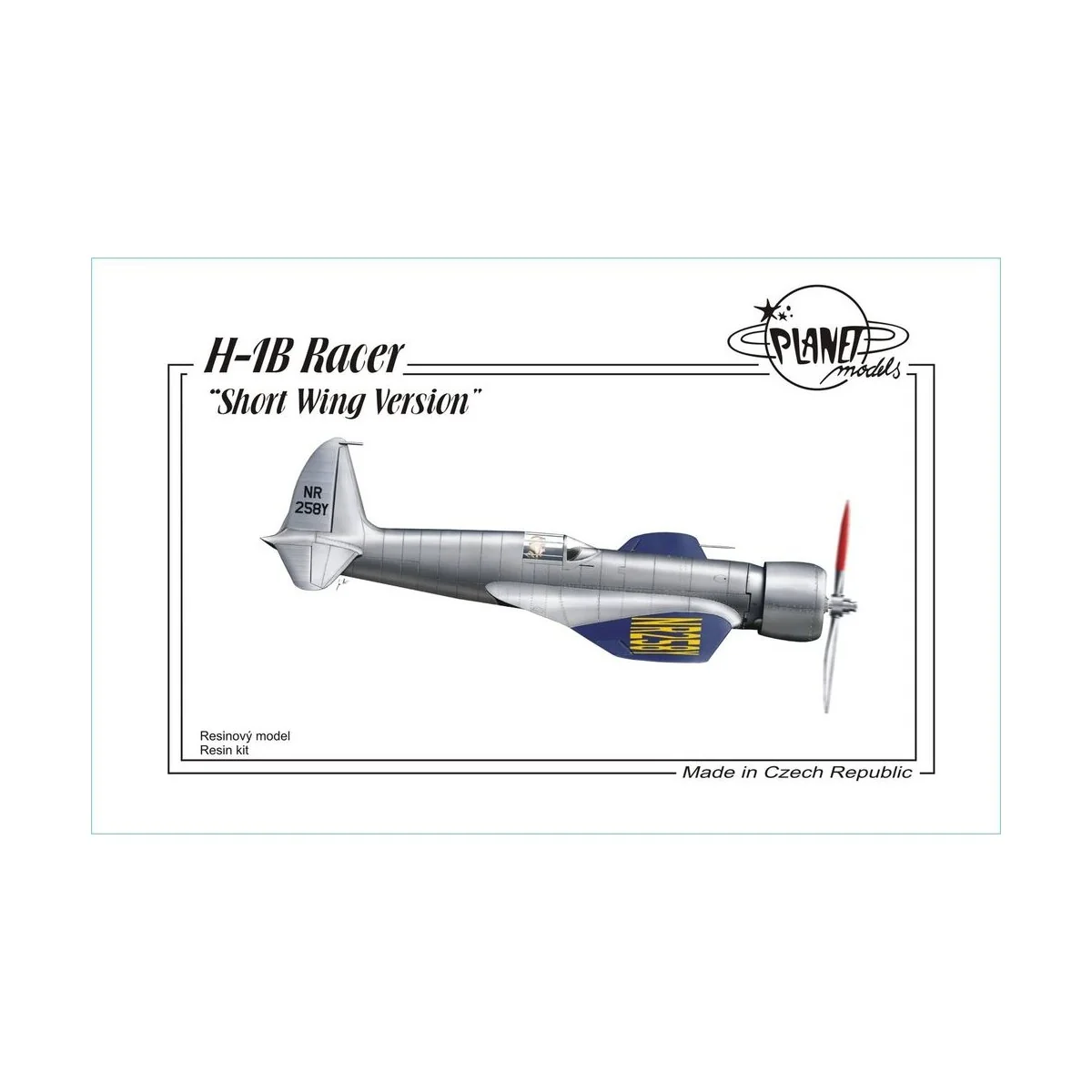 Hughes H-1 Racer Short Wing Version - Planet Models 129-PLT165