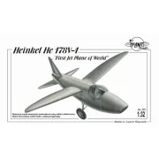 Heinkel He 178 First Jet Plane of World - Planet Models 129-PLT205