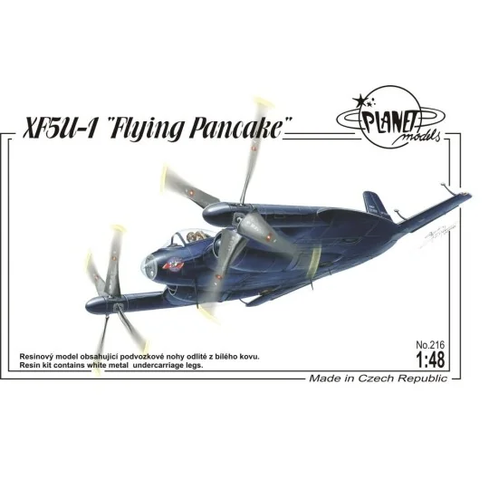 XF5U-1 Flying Pancake - Planet Models 129-PLT216