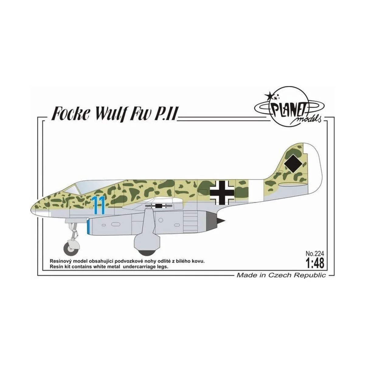 Focke Wulf P.II, 1/48 - Planet Models 129-PLT224