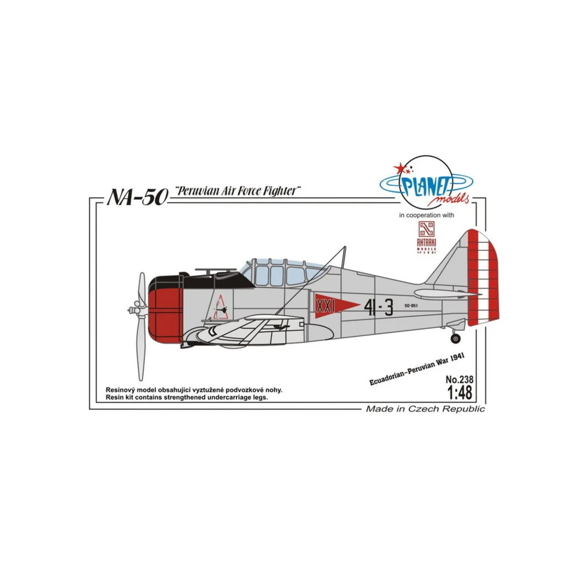 NA-50 "Peruvian Air Force Fighter" - Planet Models 129-PLT238