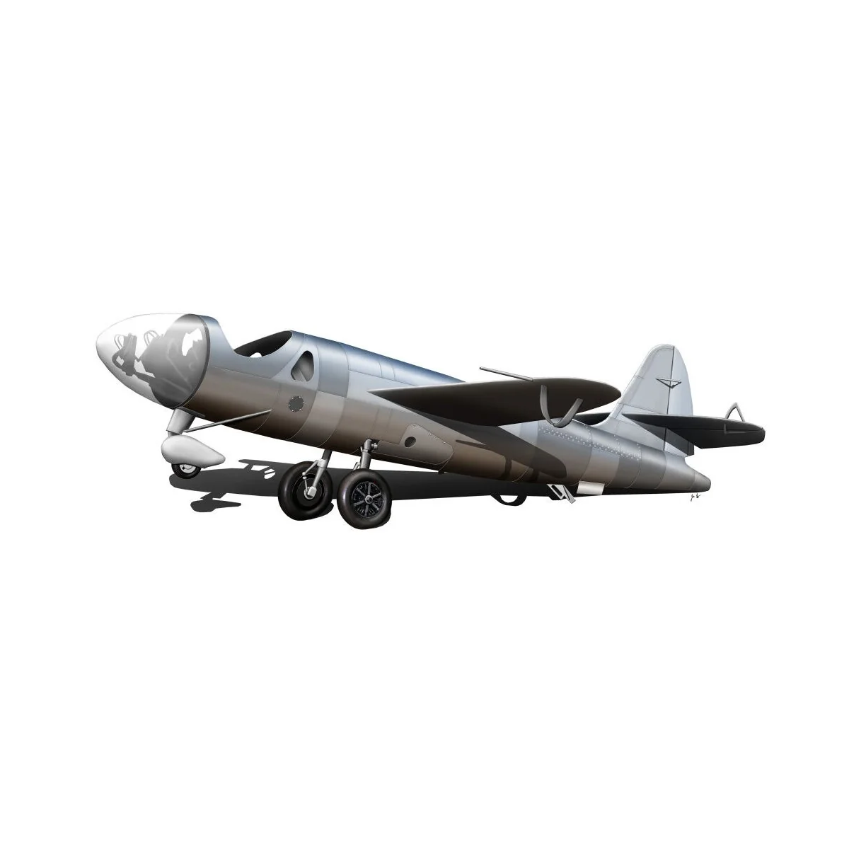 Heinkel He 176 - Planet Models 129-PLT203