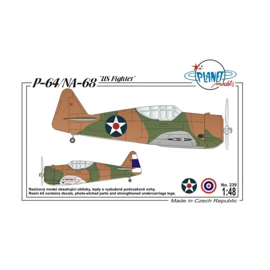 P-64/NA-68 "US Fighter" - Planet Models 129-PLT239