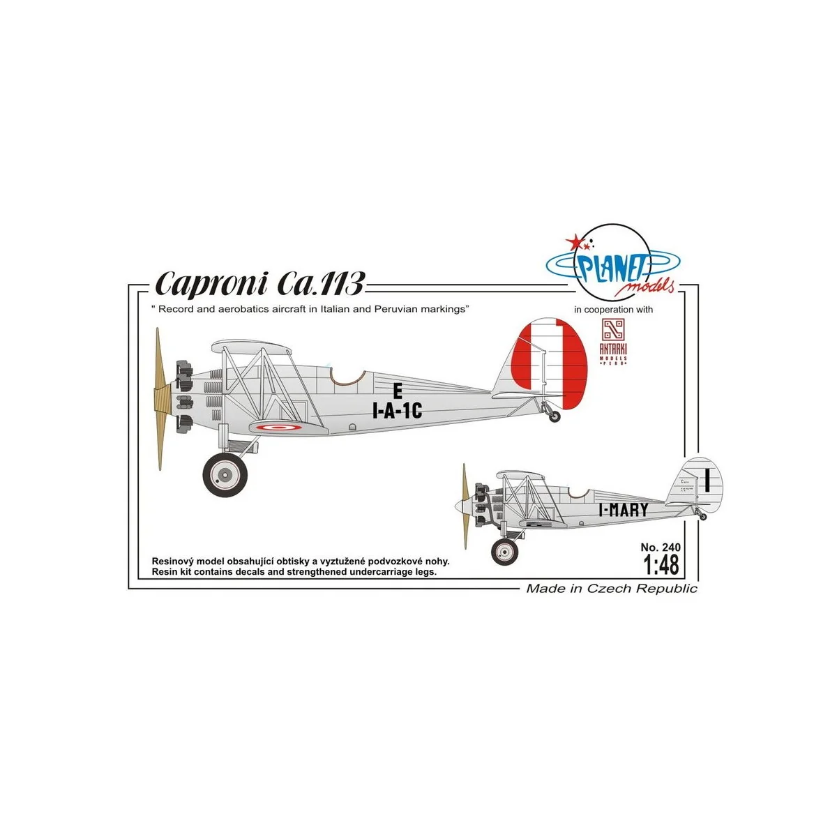 Caproni Ca 113 - Planet Models 129-PLT240