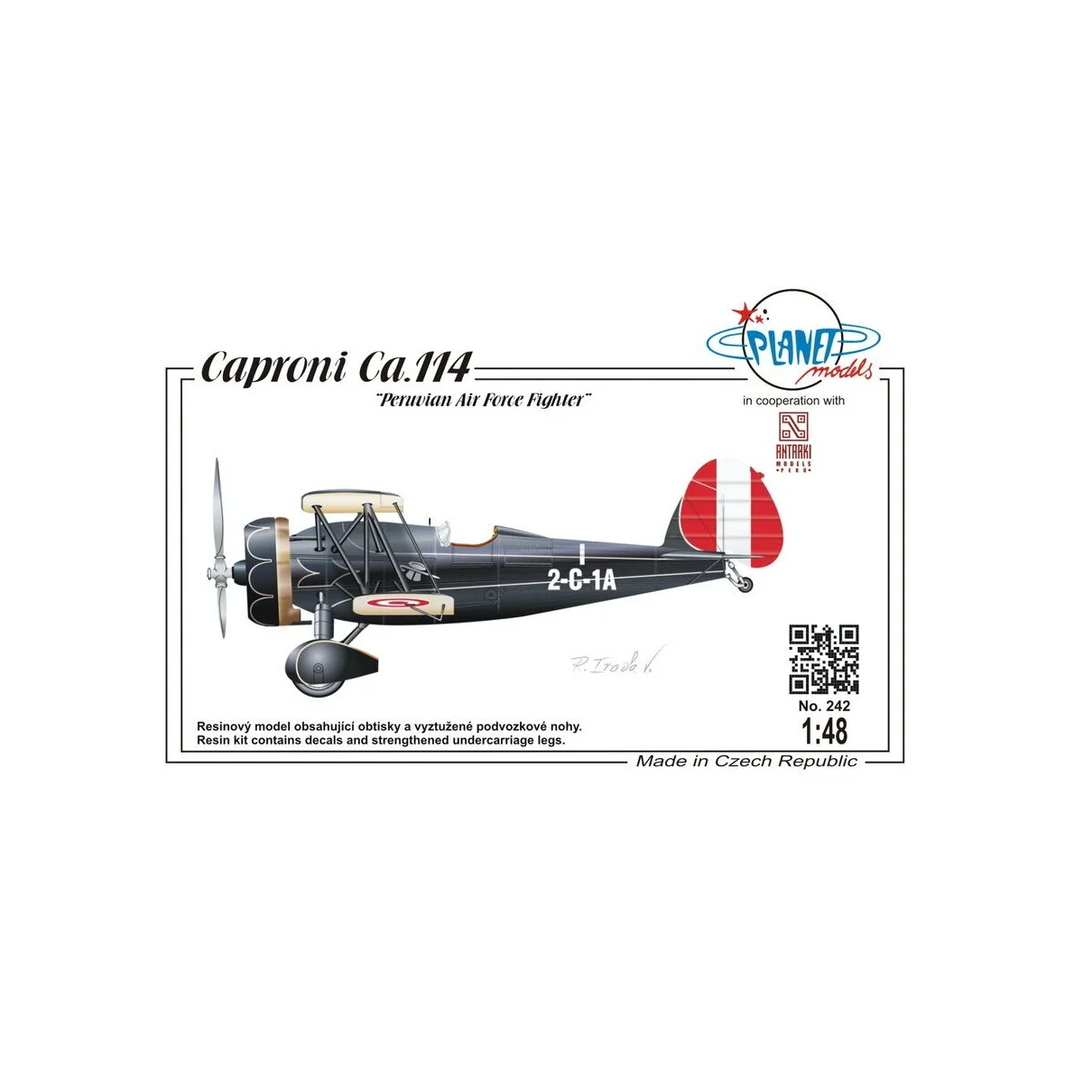 Caproni Ca. 114 "Peruvian AF Fighter" - Planet Models 129-PLT242
