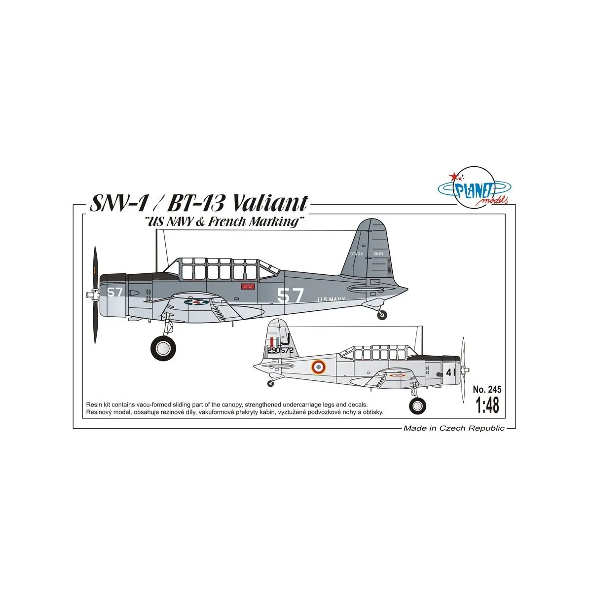 SNV-1/BT-13 Valiant - Planet Models 129-PLT245