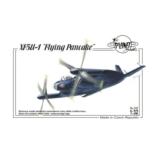 XF5U-1 Flying Pancake, 1/32 - Planet Models 129-PLT248