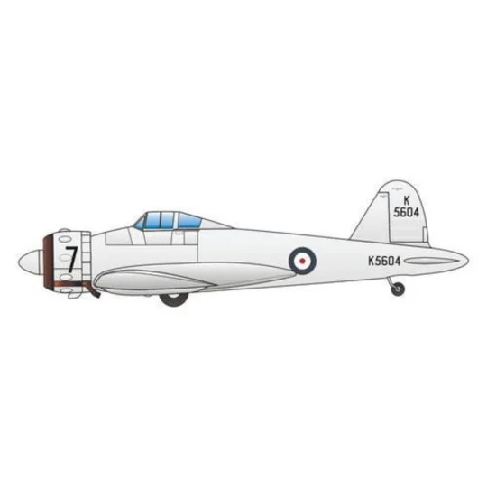 Gloster F.5/34 British Fighter Prototype - Planet Models 129-PLT258