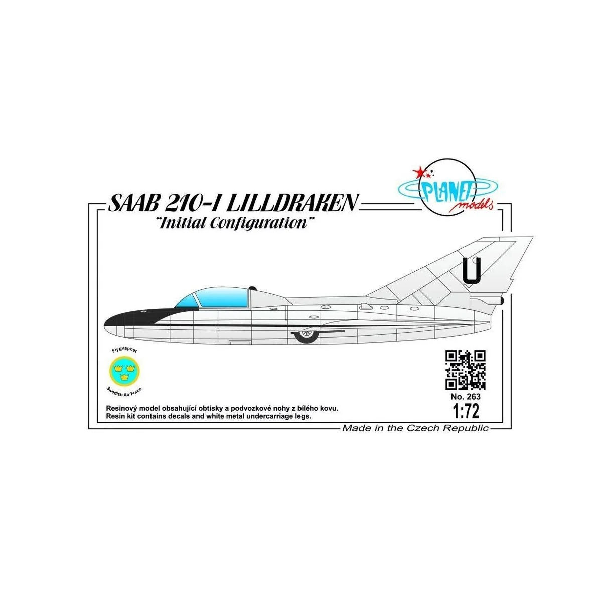 SAAB 210-I LILLDRAKEN Initial Configurat - Planet Models 129-PLT263