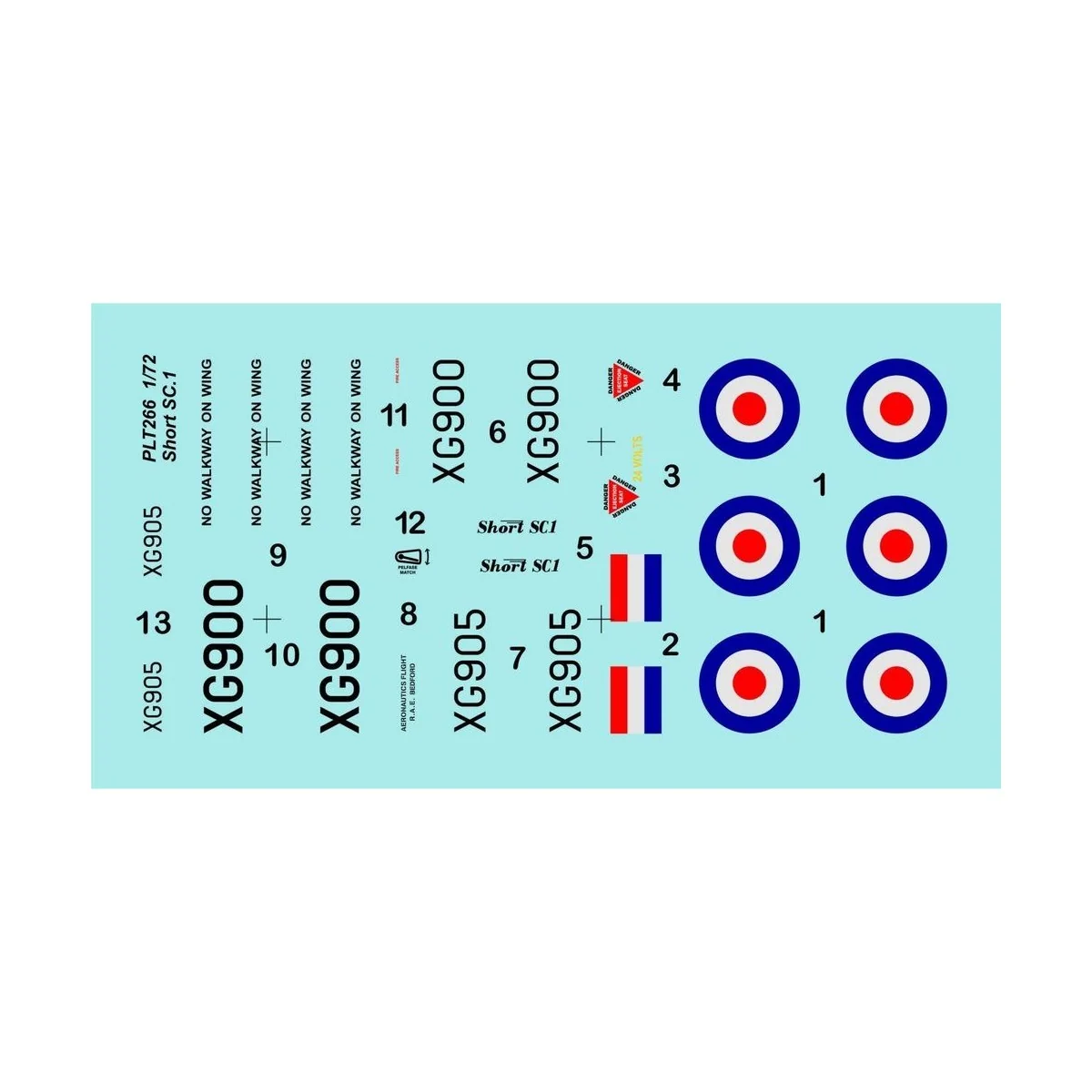 Short SC-1 First British VTOL Aircraft, 1/72 - Planet Models 129-PL...