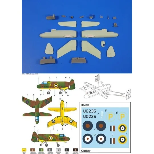Miles M.35 Libellula - Planet Models 129-PLT267