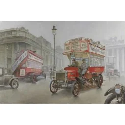 Type B Bus, LGOC, London, Early 1914, 1/72 - Roden 739