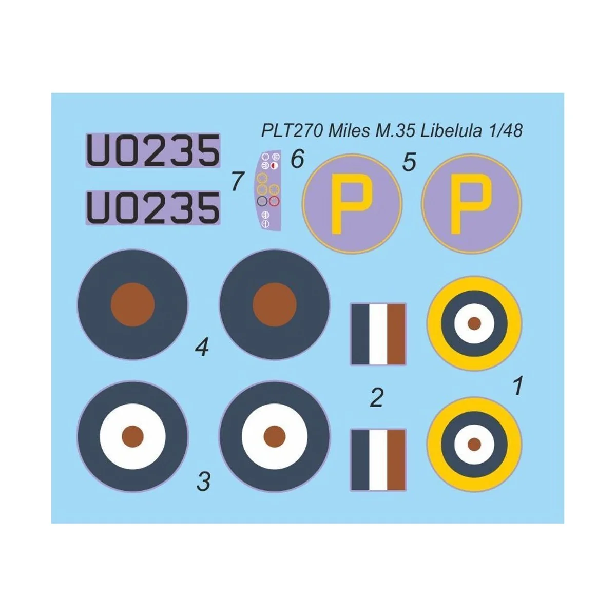 Miles M-35 Libellula - Planet Models 129-PLT270